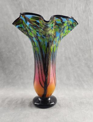 #05232402 sunset vase 12''Hx9''W $270