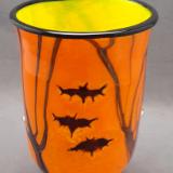  #10062301 Candy BOO vase  10''HX6.25''WX4''B $300