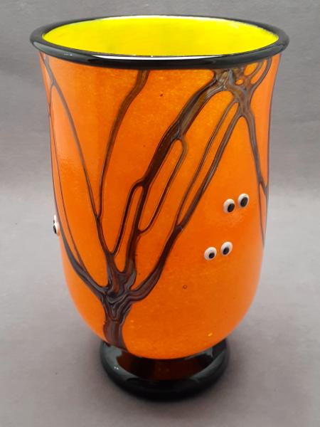  #10062301 Candy BOO vase  10''HX6.25''WX4''B $300