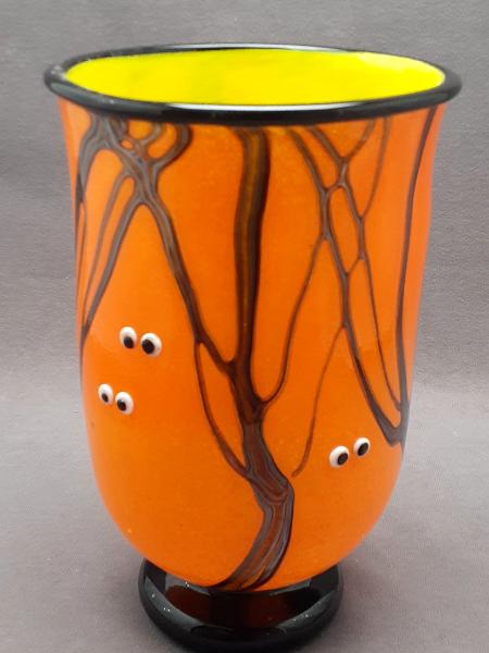 Schack#889 #10062301 Candy vase  10''HX6.25''WX4''B $300