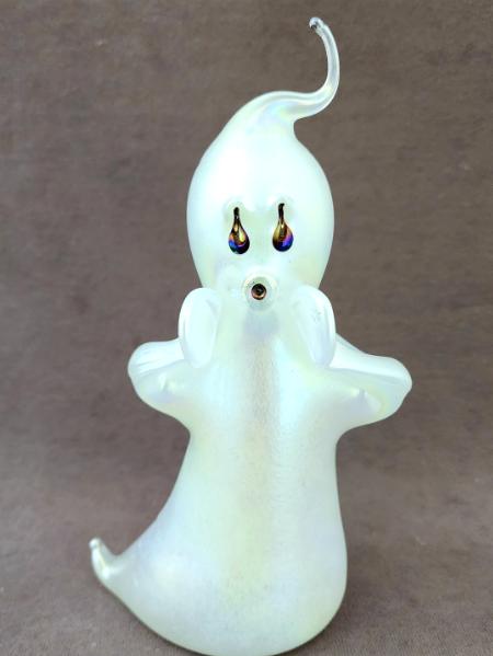 Schack#885 #09082309 GLOW IN THE DARK ghost 8.5''Hx5''W $150