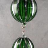 #12072406 three hanging balls LG-6.25'', Med-5.25'', Sm-3.75'' total length 24'' $180.00