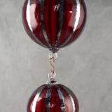 #12072407 three hanging balls LG-6'', Med-5'', Sm-3.5'' total length 22'' $180.00