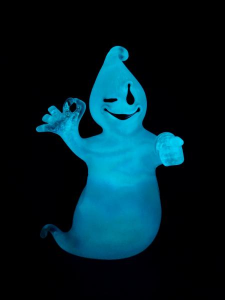 Schack#881 #09222306 GLOW IN THE DARK ghost  7''Hx5''W $150