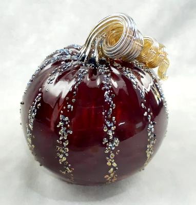 #09162537 Med Pumpkin 4'' to 5'' Silvered $55.00