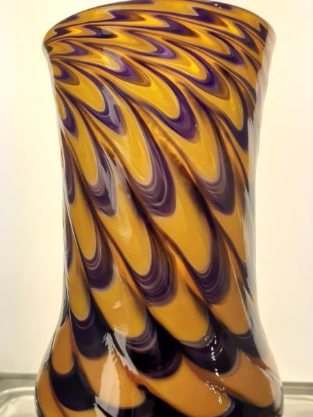 #01072605 Drinking glass UW colors 6''HX3.5''W $80.00 (2)