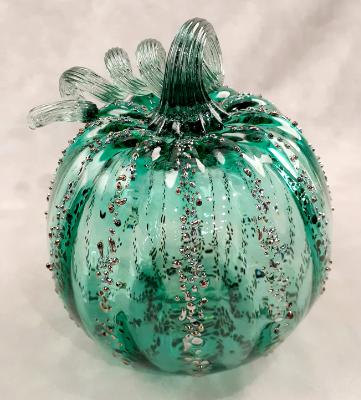 #09162523 Med Pumpkin 4'' to 5'' Silvered $55.00