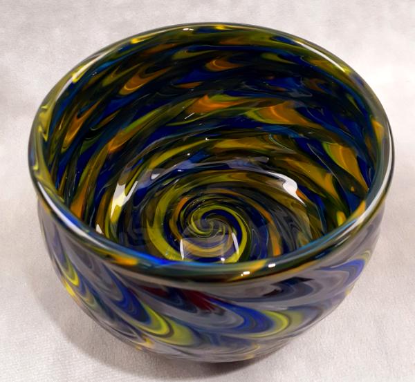 #10262626 Bowl  feather twist design 3.25''HX5.25''W $95.00
