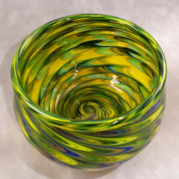 #10262629 Bowl  feather twist design 4.25''HX6''W $125.00