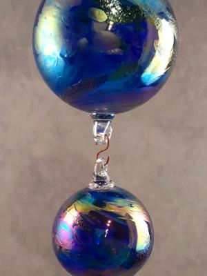 #11102502 Three Hanging Ball sculpture LG-6.18'' MED-4.5'' SM-3.5'' 23'' Long $180.00