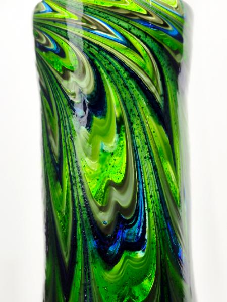 #02052608 drinking glass SeaHawk colors 7.18H''X3.18''W 20oz $80.00
