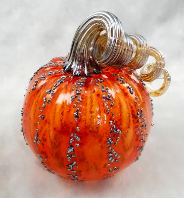 #09162520 Sm Pumpkin 3'' to 4'' Silvered $40.00