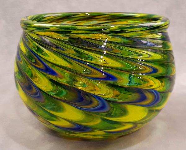 #10262629 Bowl  feather twist design 4.25''HX6''W $125.00