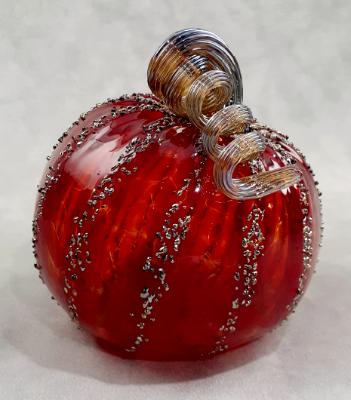 #09222522 Pumpkin Med 4'' to 5'' Silvered $55.00
