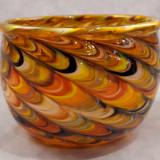 #10262627 Bowl  feather twist design 4''HX5.5''W $125.00