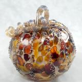 #10242509 Pumpkin Lg Silvered 5'' to 6'' $65.00