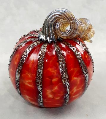 #09062521 Med Pumpkin silvered 4'' to 5''  $55.00
