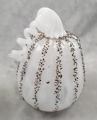 #09162544 Lg Pumpkin 5'' to 6'' Silvered $65.00
